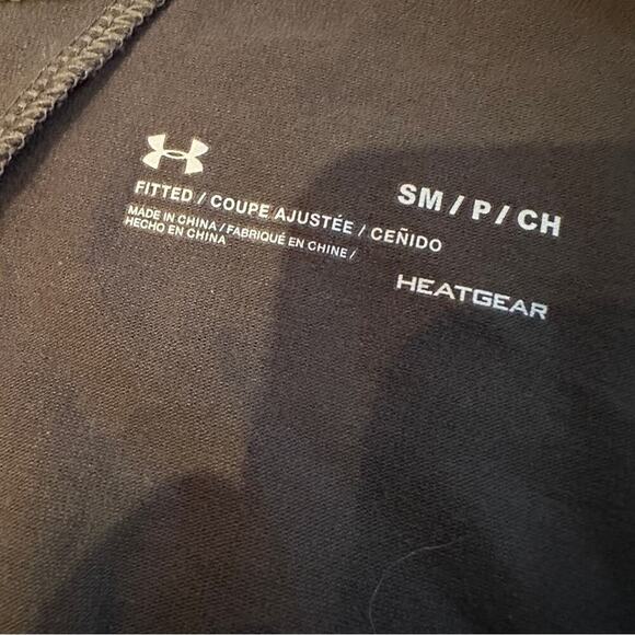 Under Armour Dark Gray Fitted Sleeveless‎ Scoop Neck Mini Activewear Dress Sz S - Picture 7 of 12